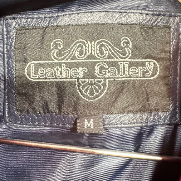 Vintage Leather USA Bomber Jacket American Flag Patriotic Stars & Stripes Moto - Picture 11 of 15